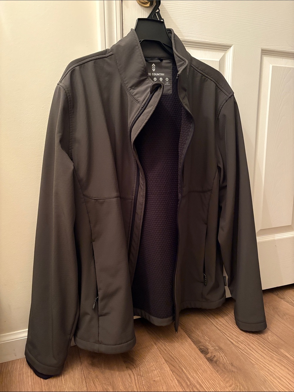 Free Country Men's Gray/Green Lightweight Jacket